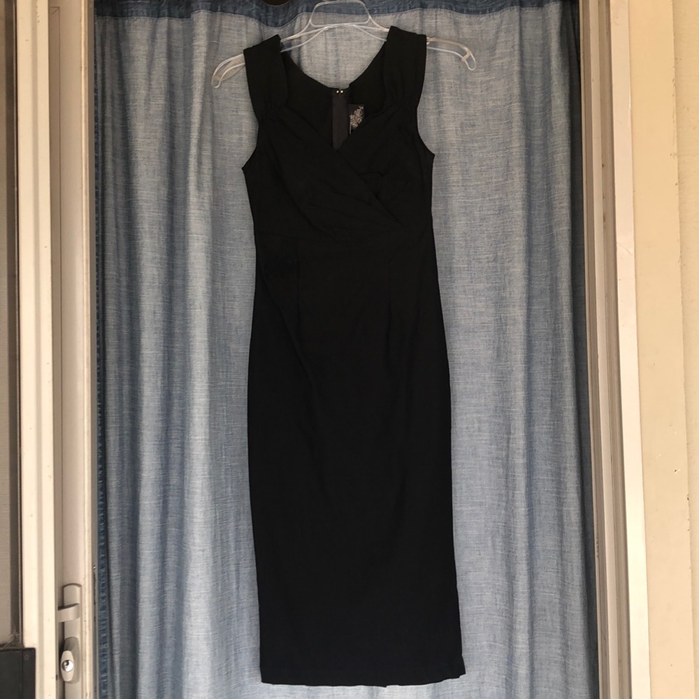 Black pencil dress